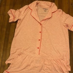 NWOT AdoreMe 0X Pink Pajama Set